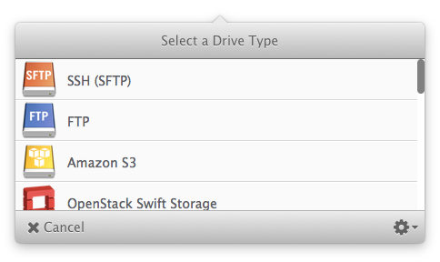 Create new SFTP Drive